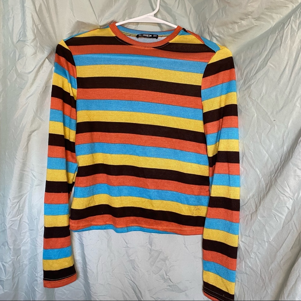 striped long sleeve shirt